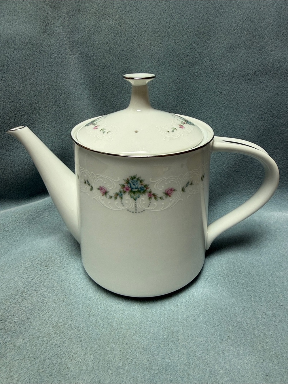 Noritake 1950’s Royal Roman Teapot with Floral Accent
